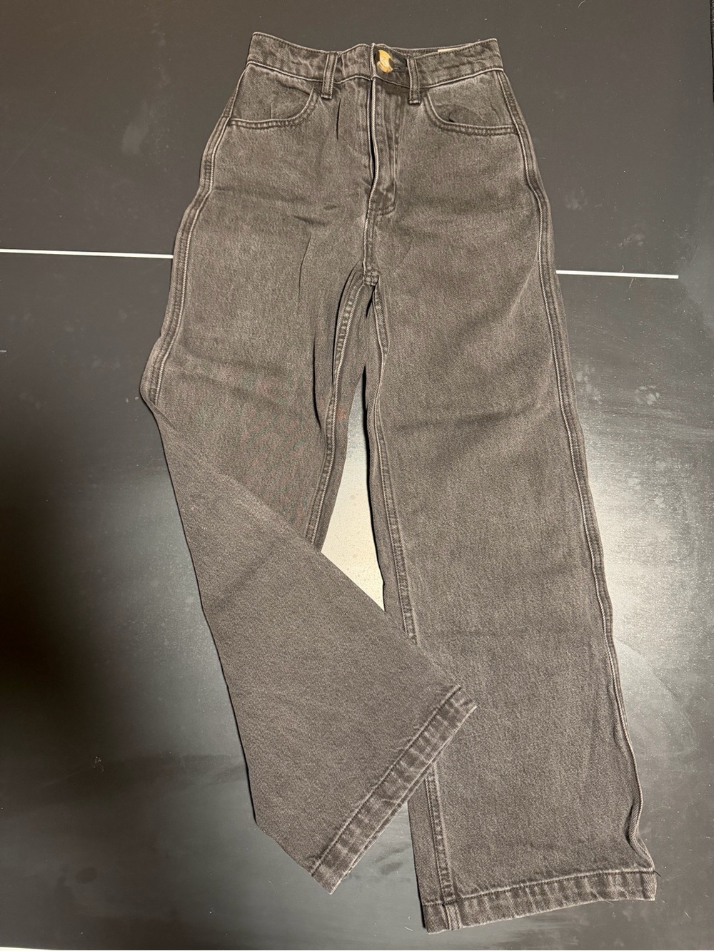 Whimsy + Row Women's Jeans in Washed Black - Organic Cotton - 24